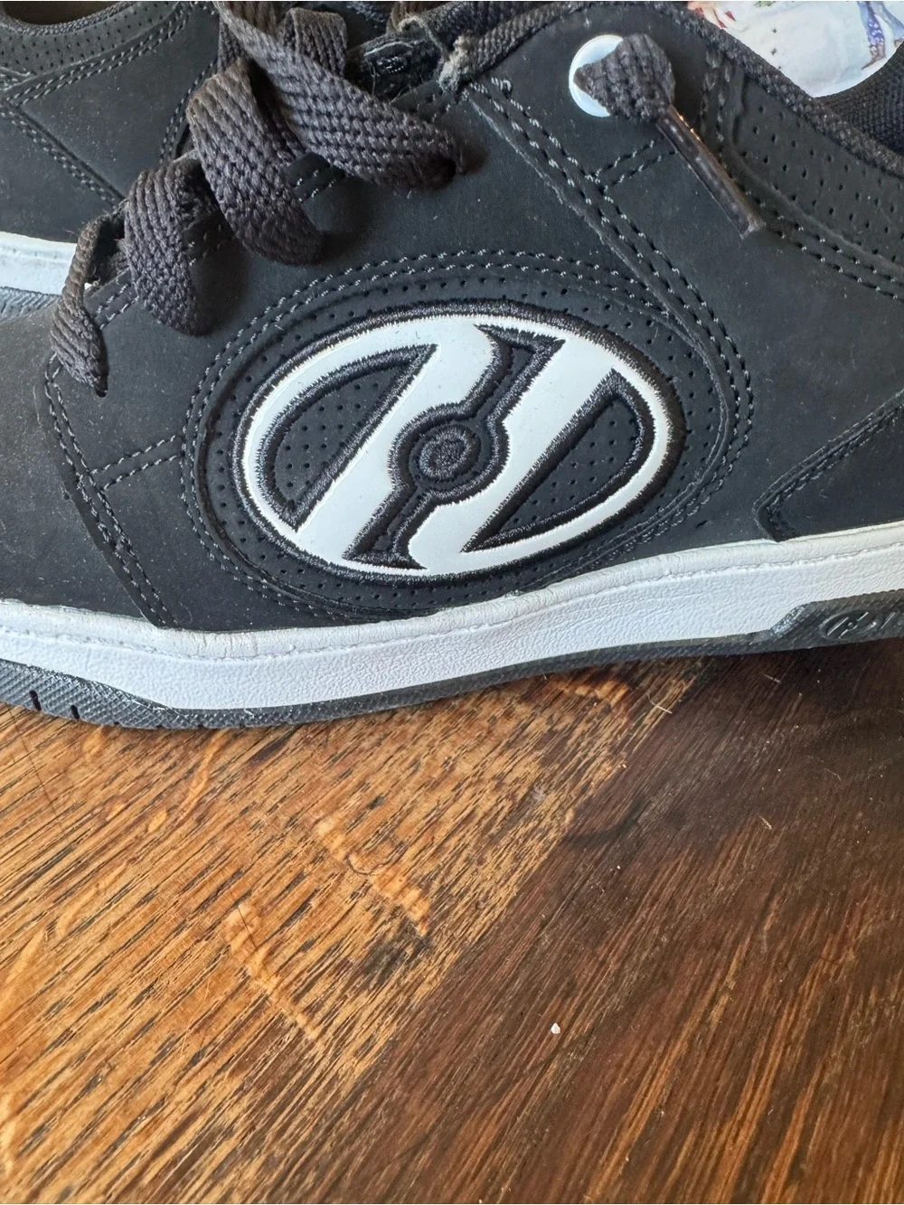 Heelys Black and White Kids Sneaker with Wheel